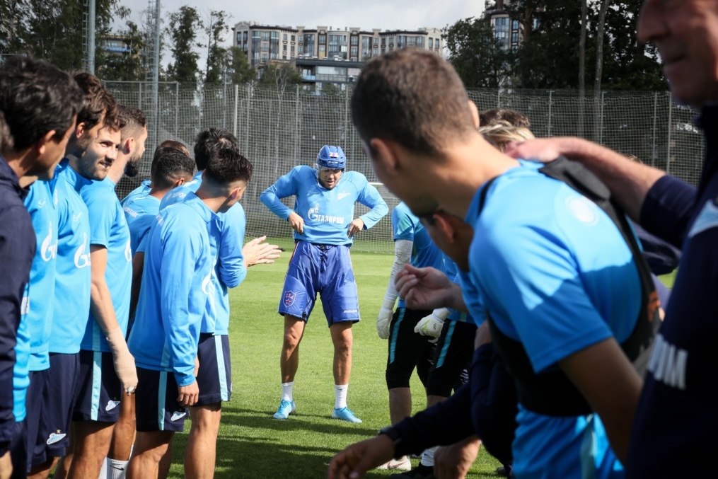 Открытая тренировка «Зенита» перед матчем с ФК «Уфа»