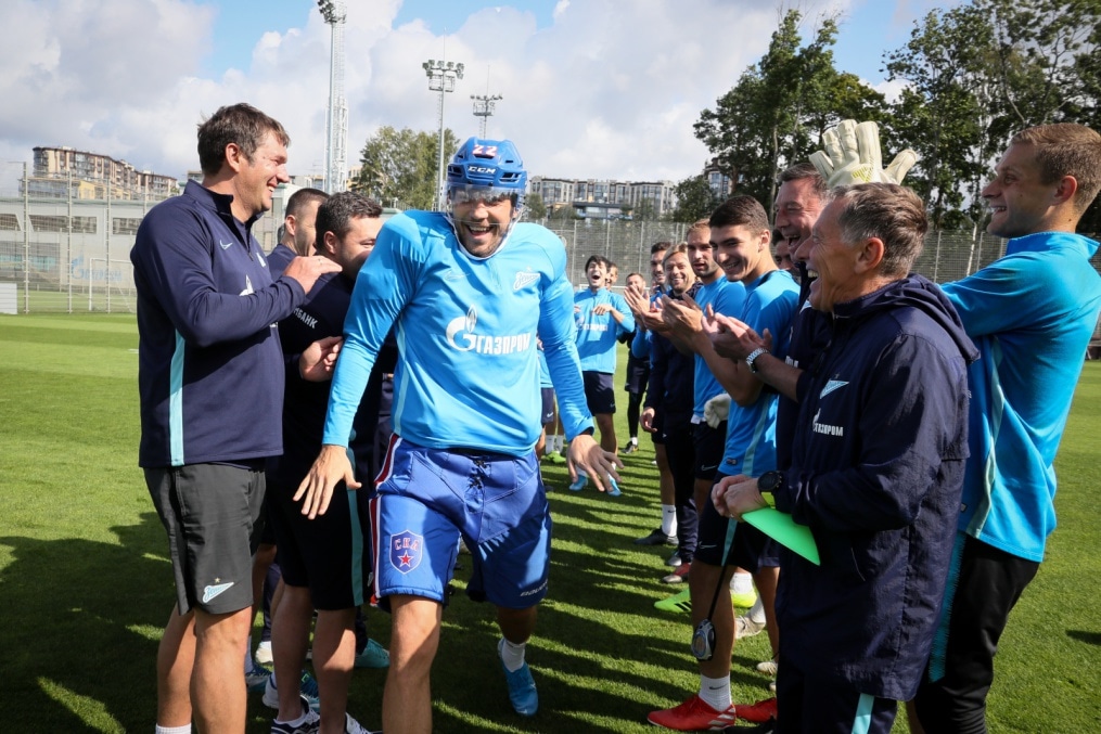 Открытая тренировка «Зенита» перед матчем с ФК «Уфа»