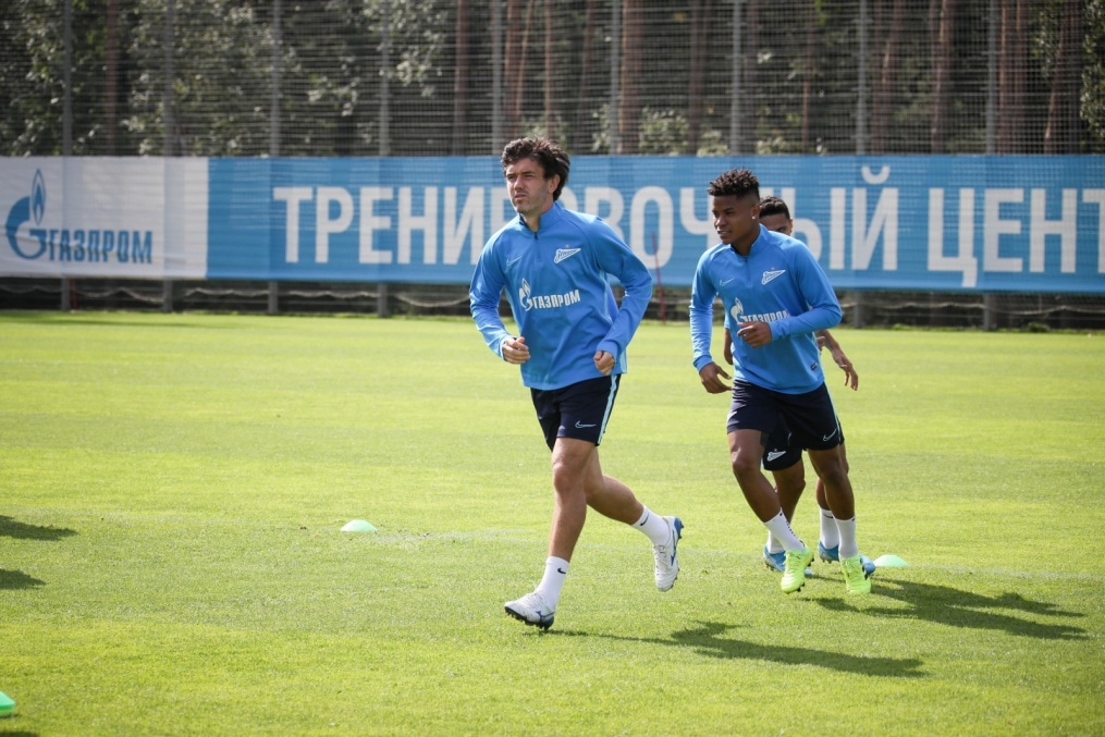 Открытая тренировка «Зенита» перед матчем с ФК «Уфа»