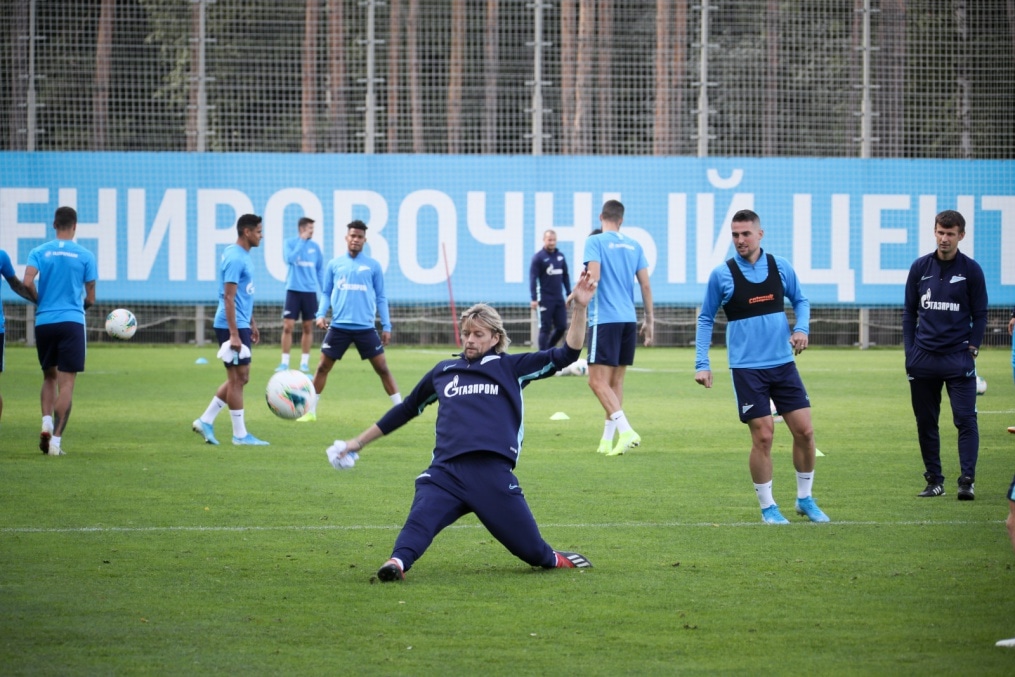 Открытая тренировка «Зенита» перед матчем с ФК «Уфа»