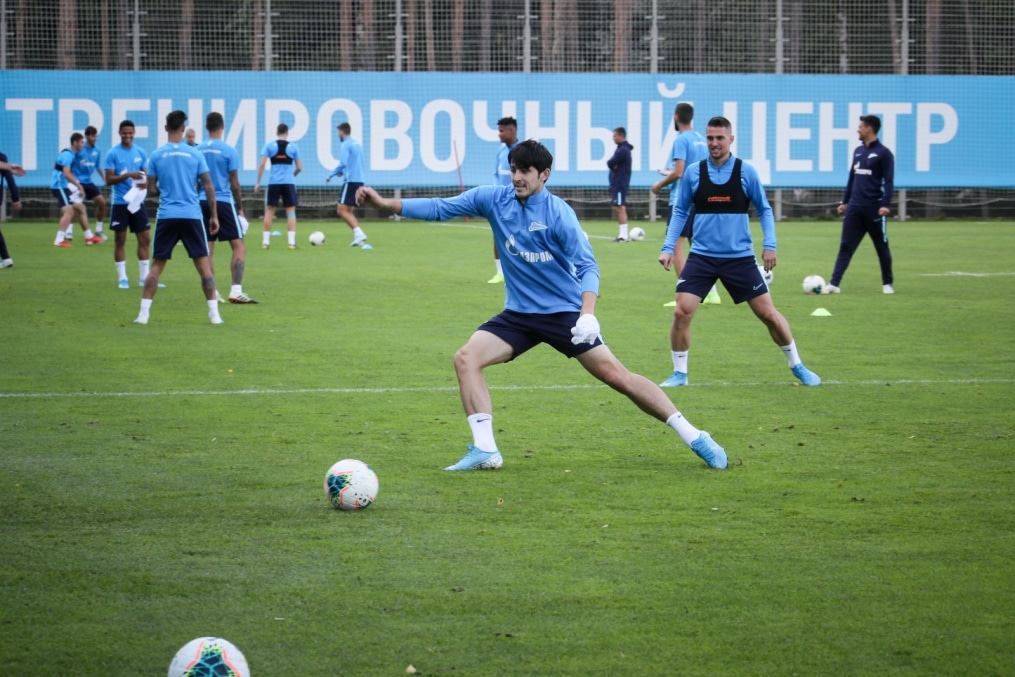 Открытая тренировка «Зенита» перед матчем с ФК «Уфа»