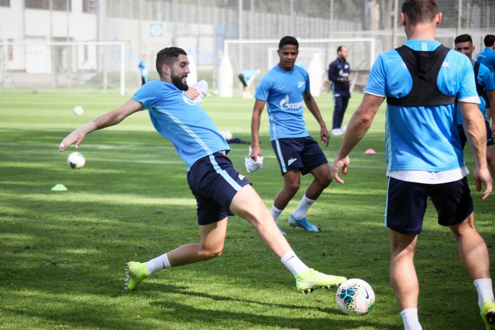 Открытая тренировка «Зенита» перед матчем с ФК «Уфа»