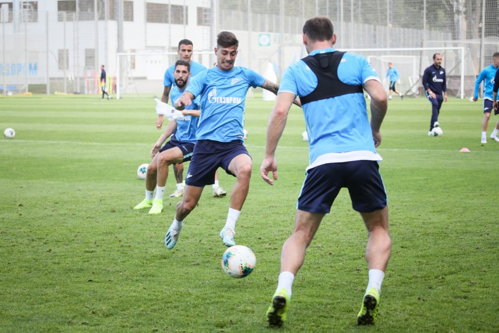 Открытая тренировка «Зенита» перед матчем с ФК «Уфа»
