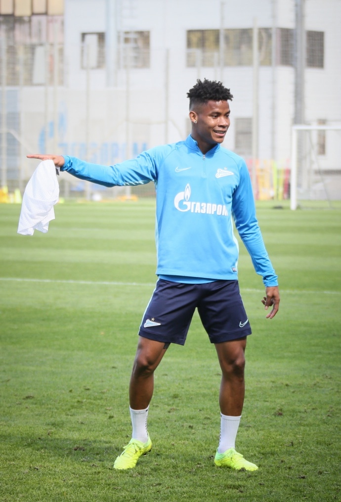 Открытая тренировка «Зенита» перед матчем с ФК «Уфа»