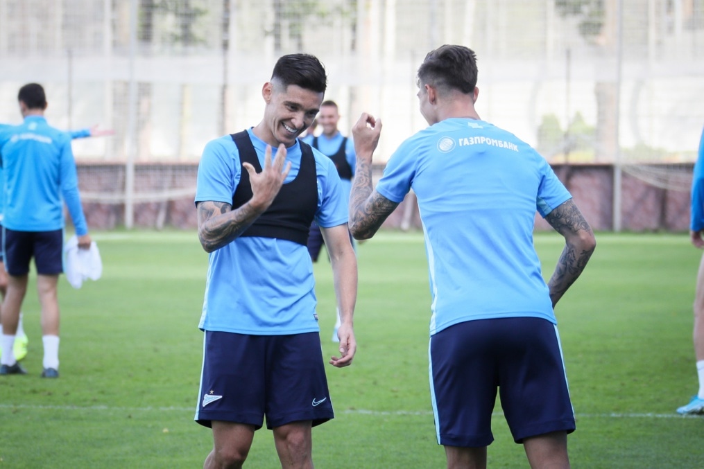 Открытая тренировка «Зенита» перед матчем с ФК «Уфа»