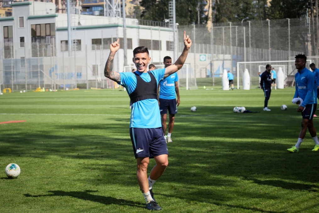 Открытая тренировка «Зенита» перед матчем с ФК «Уфа»