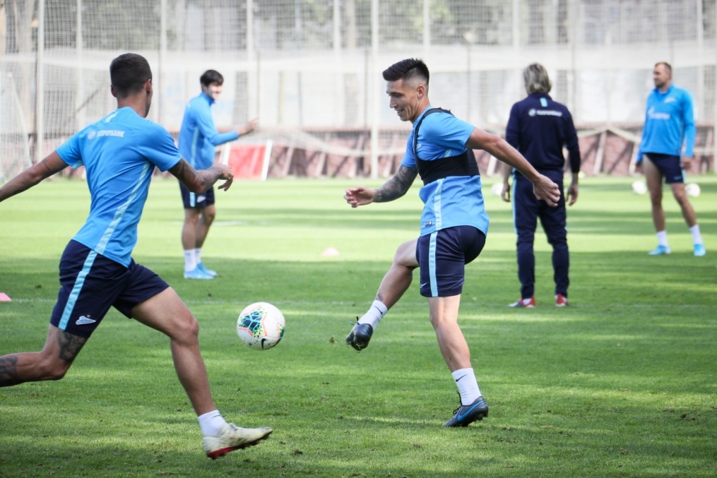 Открытая тренировка «Зенита» перед матчем с ФК «Уфа»