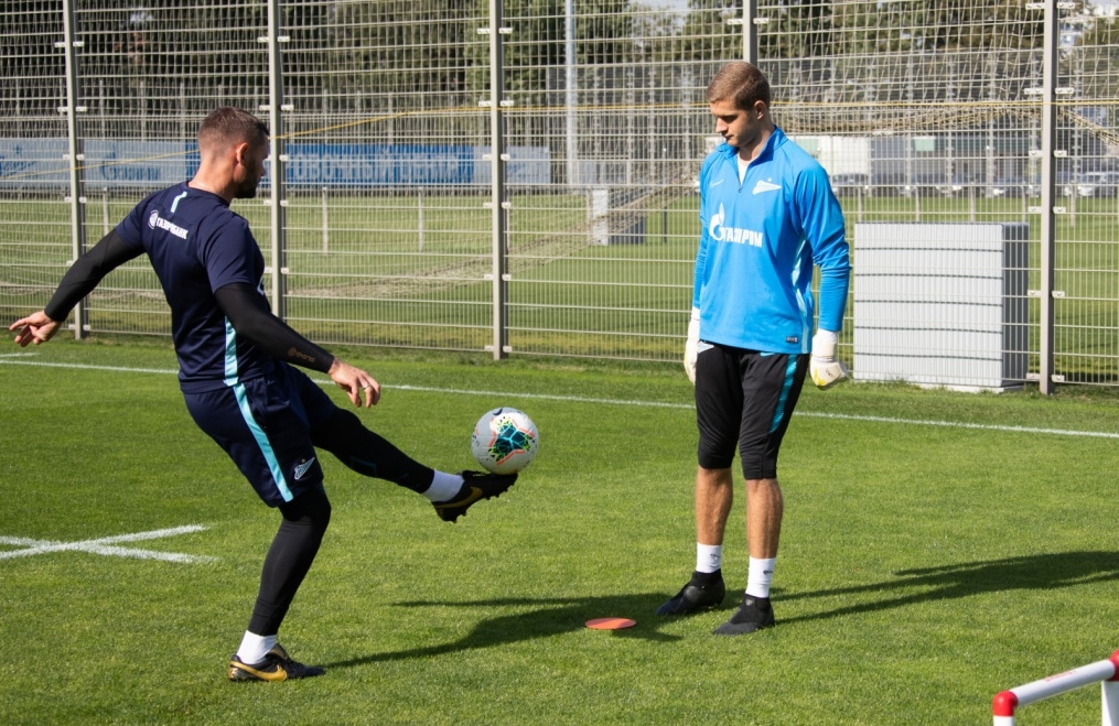 Открытая тренировка «Зенита» перед матчем со «Спартаком»