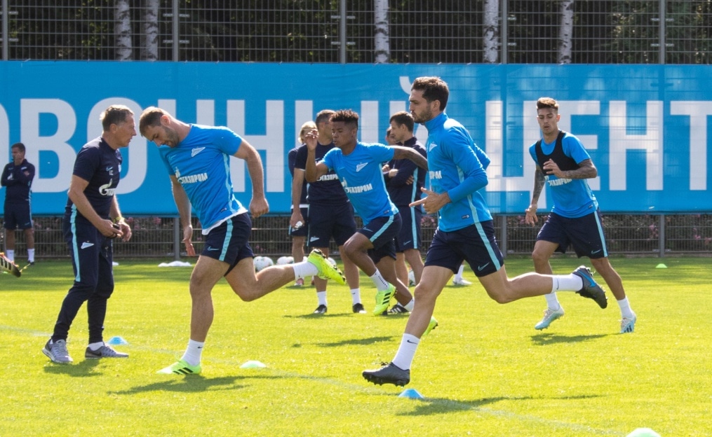 Открытая тренировка «Зенита» перед матчем со «Спартаком»