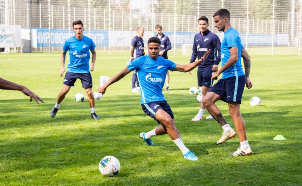 Открытая тренировка «Зенита» перед матчем со «Спартаком»