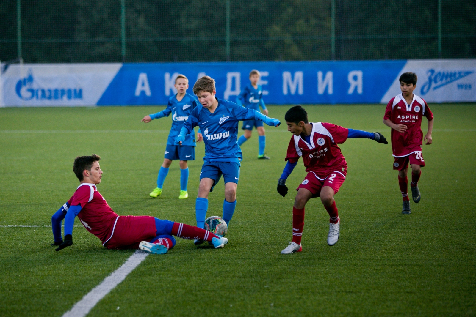 Товарищеские матчи с командами из Катара в Академии ФК «Зенит»