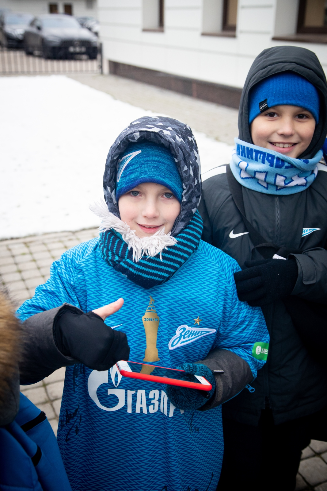 Команды из Филиалов Академии на тренировке «Зенита»