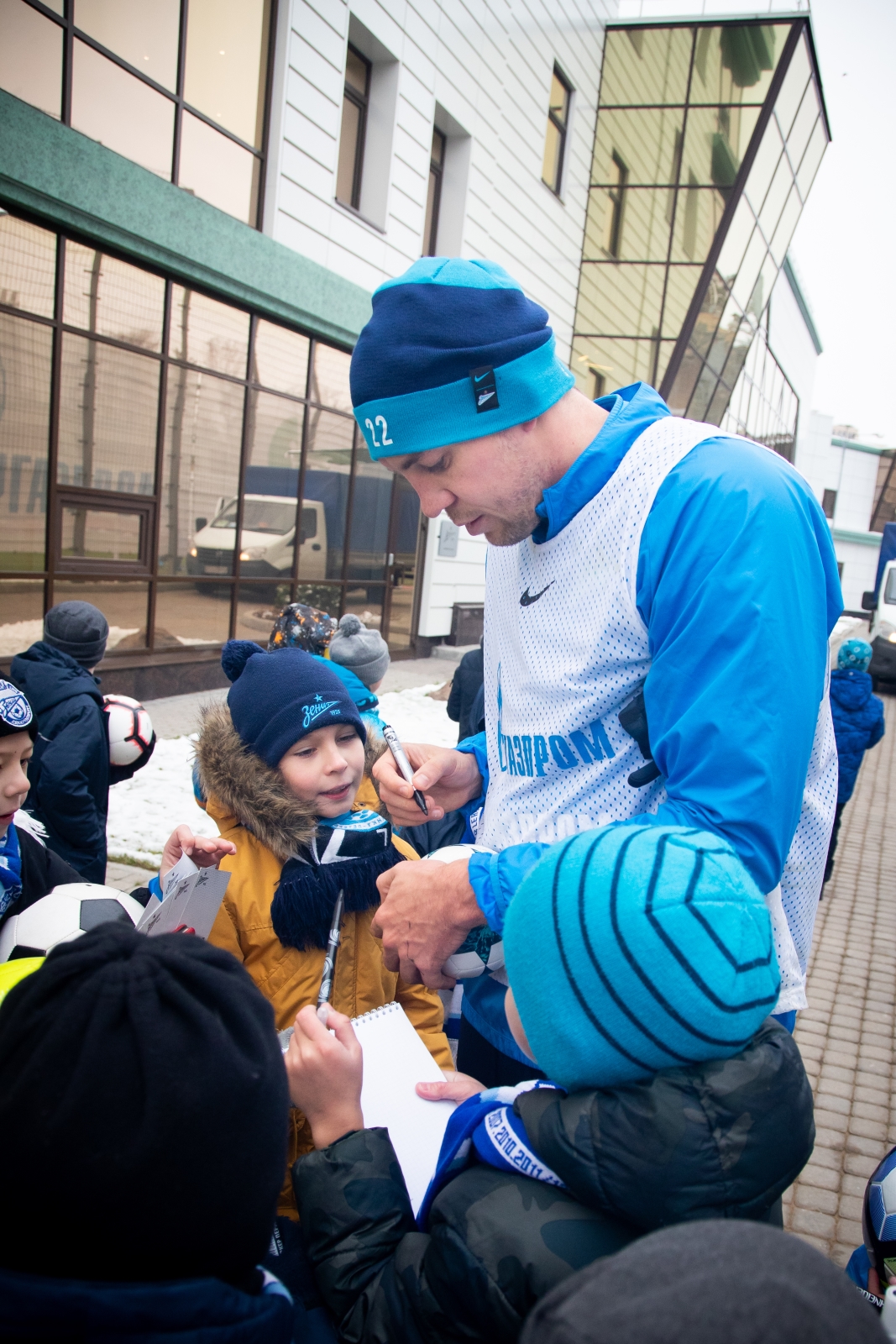 Команды из Филиалов Академии на тренировке «Зенита»