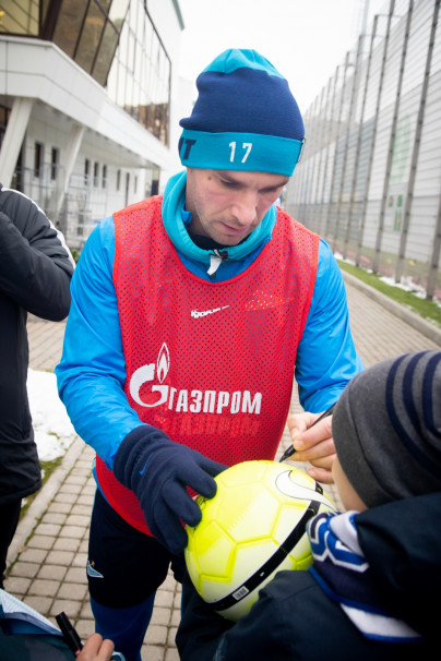 Команды из Филиалов Академии на тренировке «Зенита»