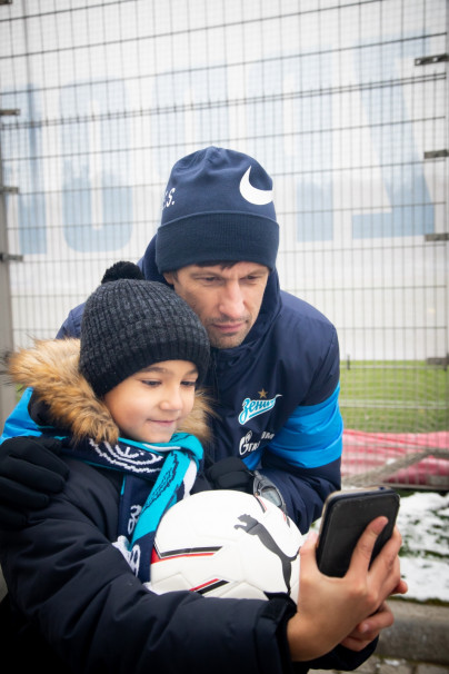 Команды из Филиалов Академии на тренировке «Зенита»