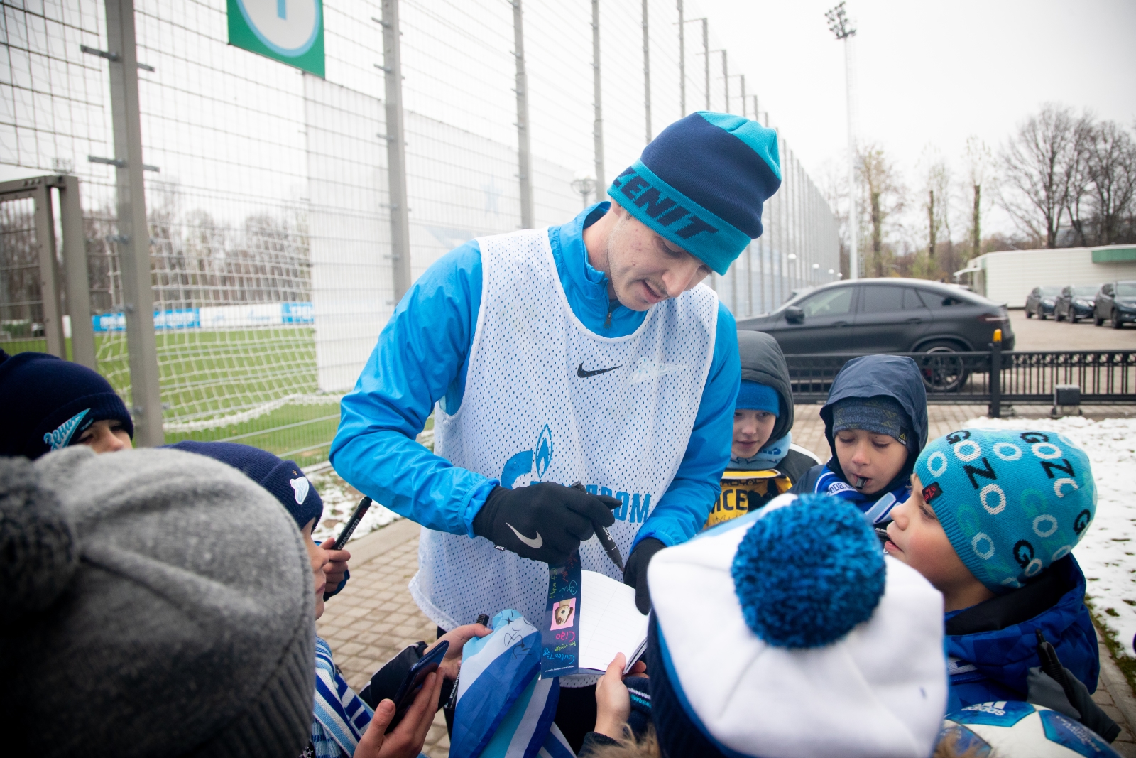 Команды из Филиалов Академии на тренировке «Зенита»