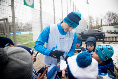 Команды из Филиалов Академии на тренировке «Зенита»