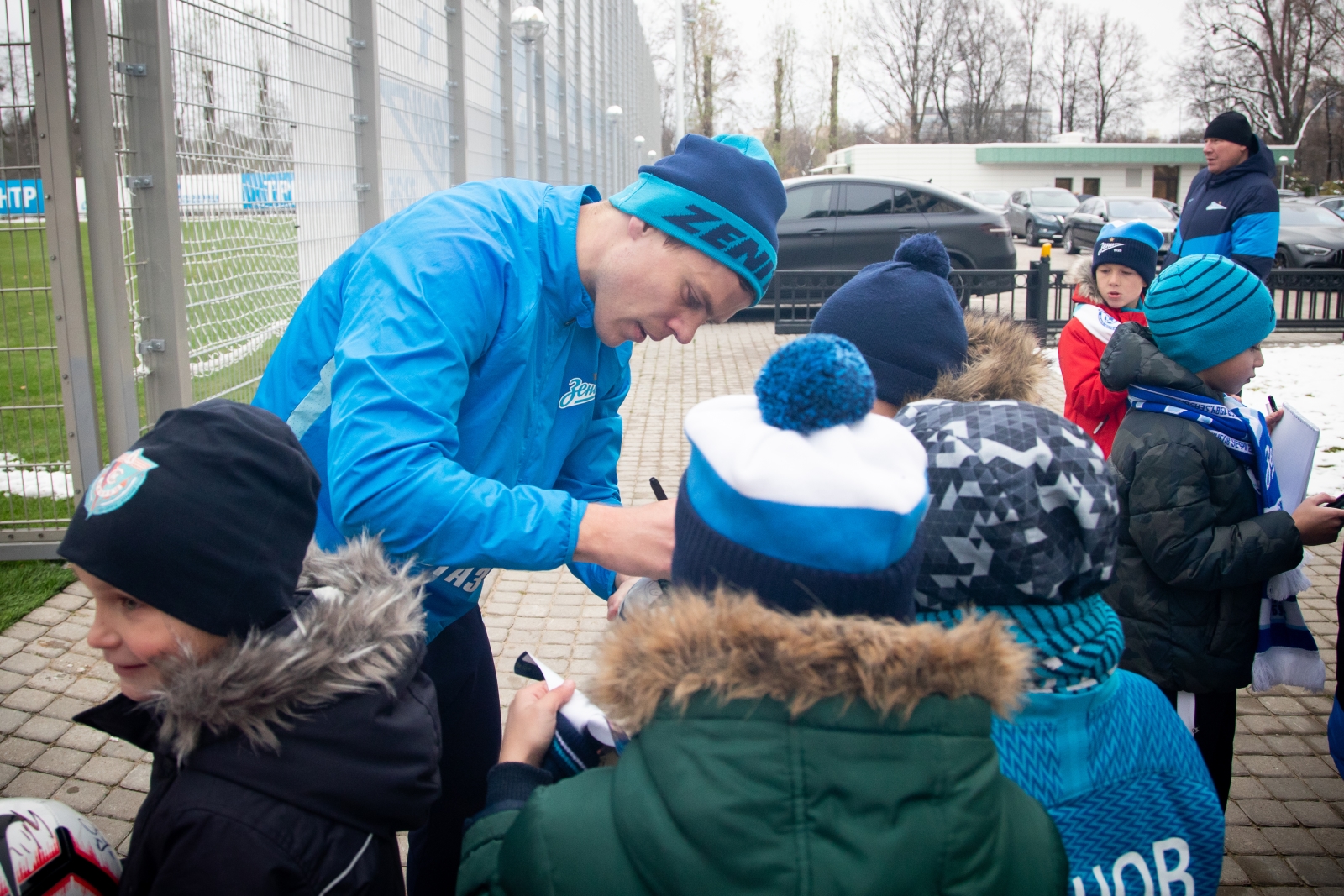 Команды из Филиалов Академии на тренировке «Зенита»