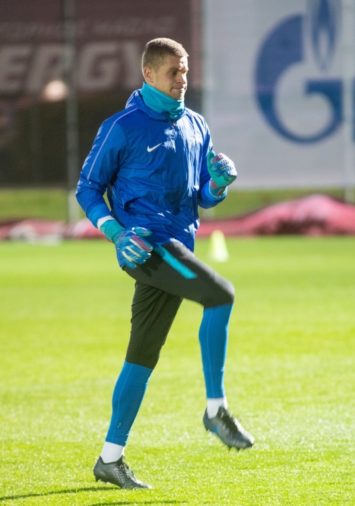 Открытая тренировка «Зенита» перед матчем Лига Чемпионов УЕФА с «РБ Лейпциг»