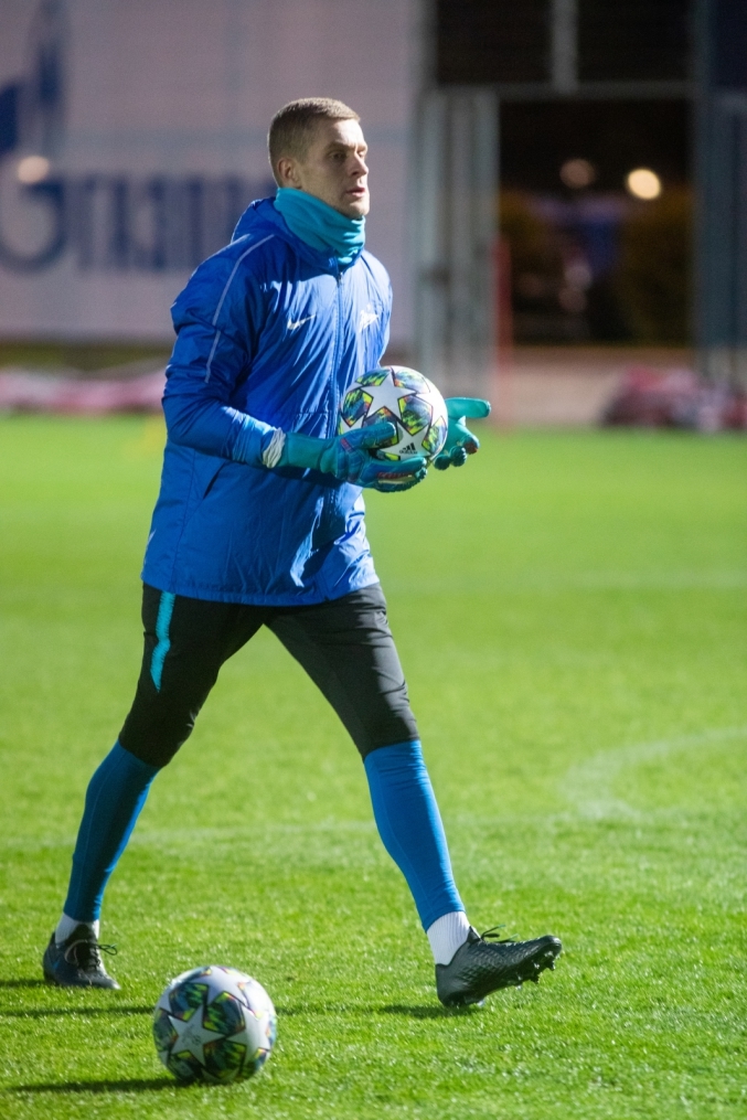 Открытая тренировка «Зенита» перед матчем Лига Чемпионов УЕФА с «РБ Лейпциг»