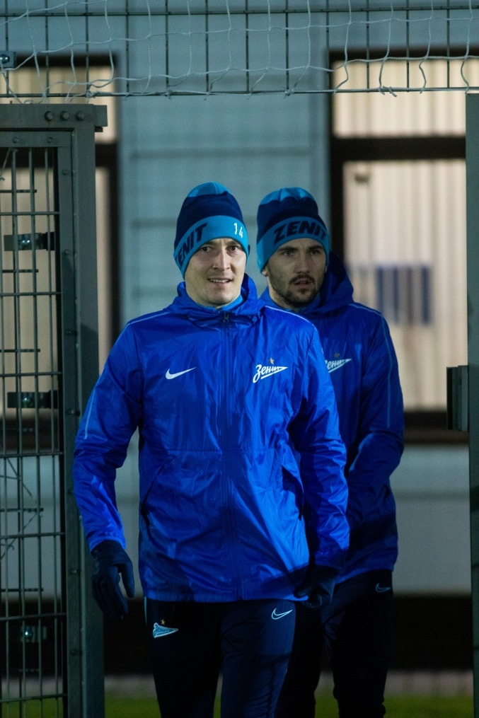 Открытая тренировка «Зенита» перед матчем Лига Чемпионов УЕФА с «РБ Лейпциг»