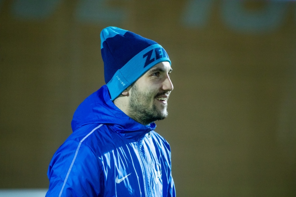 Открытая тренировка «Зенита» перед матчем Лига Чемпионов УЕФА с «РБ Лейпциг»