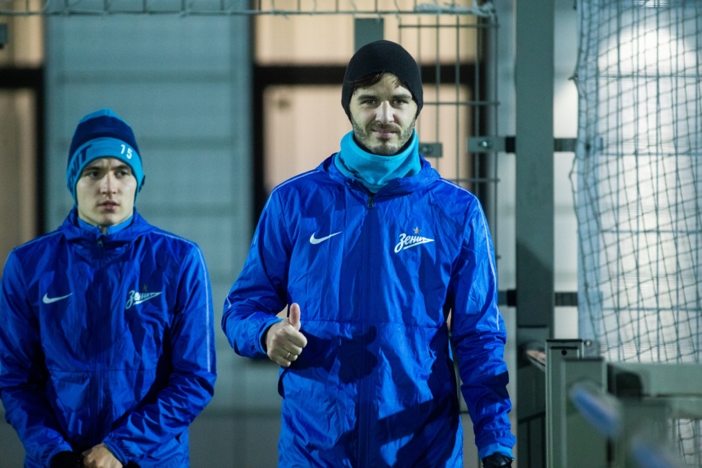 Открытая тренировка «Зенита» перед матчем Лига Чемпионов УЕФА с «РБ Лейпциг»