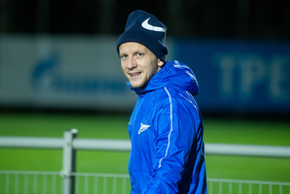 Открытая тренировка «Зенита» перед матчем Лига Чемпионов УЕФА с «РБ Лейпциг»