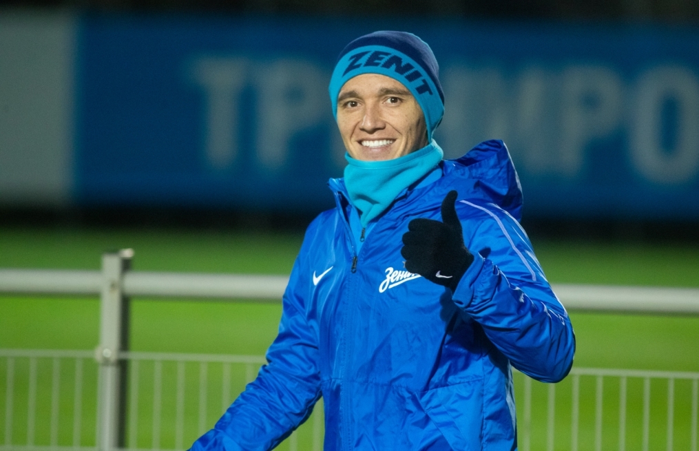 Открытая тренировка «Зенита» перед матчем Лига Чемпионов УЕФА с «РБ Лейпциг»