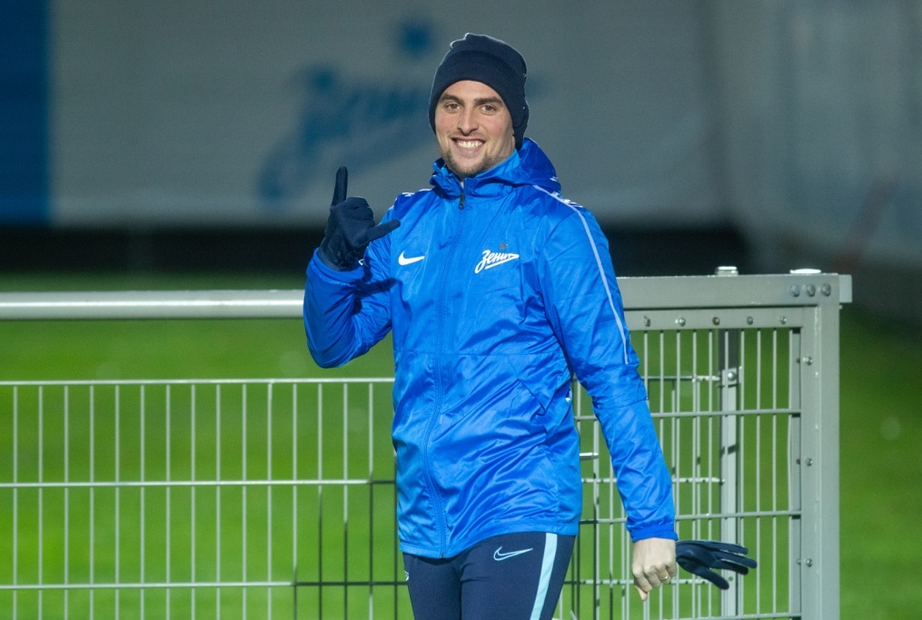 Открытая тренировка «Зенита» перед матчем Лига Чемпионов УЕФА с «РБ Лейпциг»