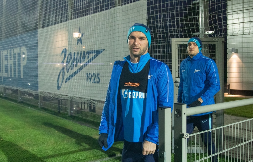 Открытая тренировка «Зенита» перед матчем Лига Чемпионов УЕФА с «РБ Лейпциг»