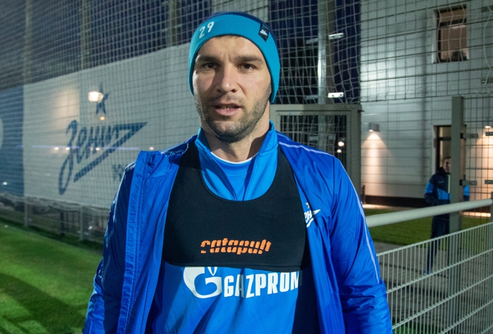 Открытая тренировка «Зенита» перед матчем Лига Чемпионов УЕФА с «РБ Лейпциг»