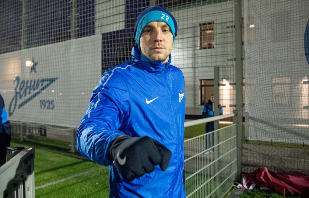 Открытая тренировка «Зенита» перед матчем Лига Чемпионов УЕФА с «РБ Лейпциг»