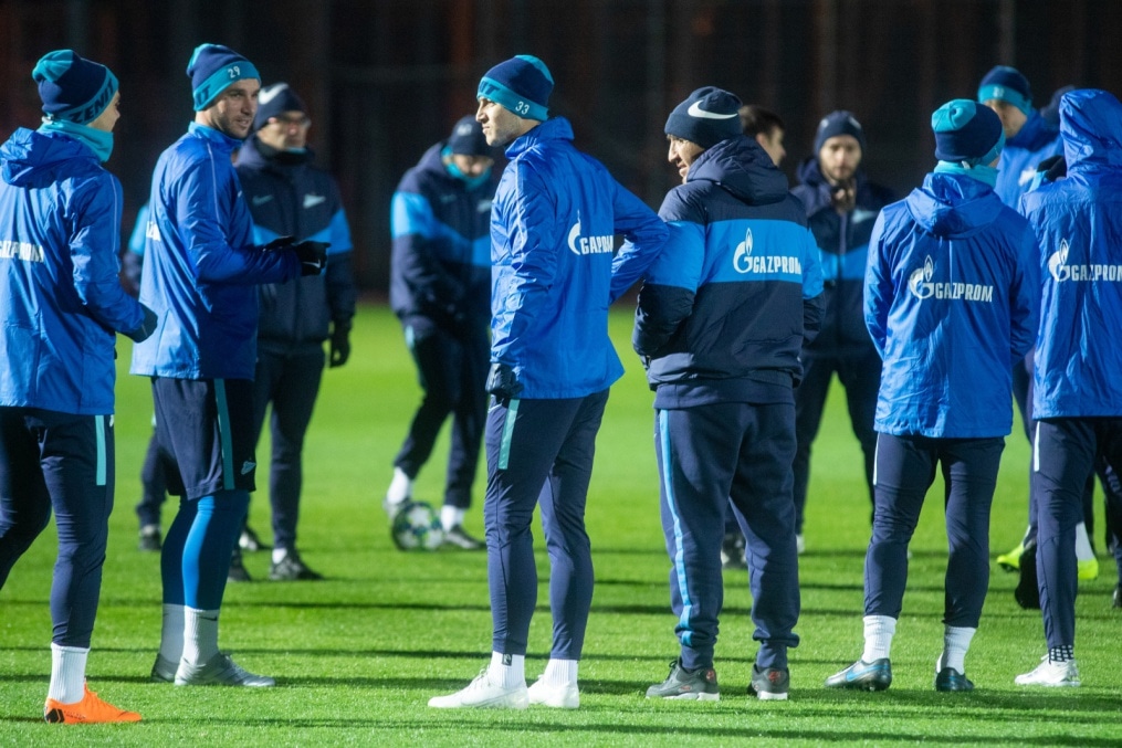 Открытая тренировка «Зенита» перед матчем Лига Чемпионов УЕФА с «РБ Лейпциг»