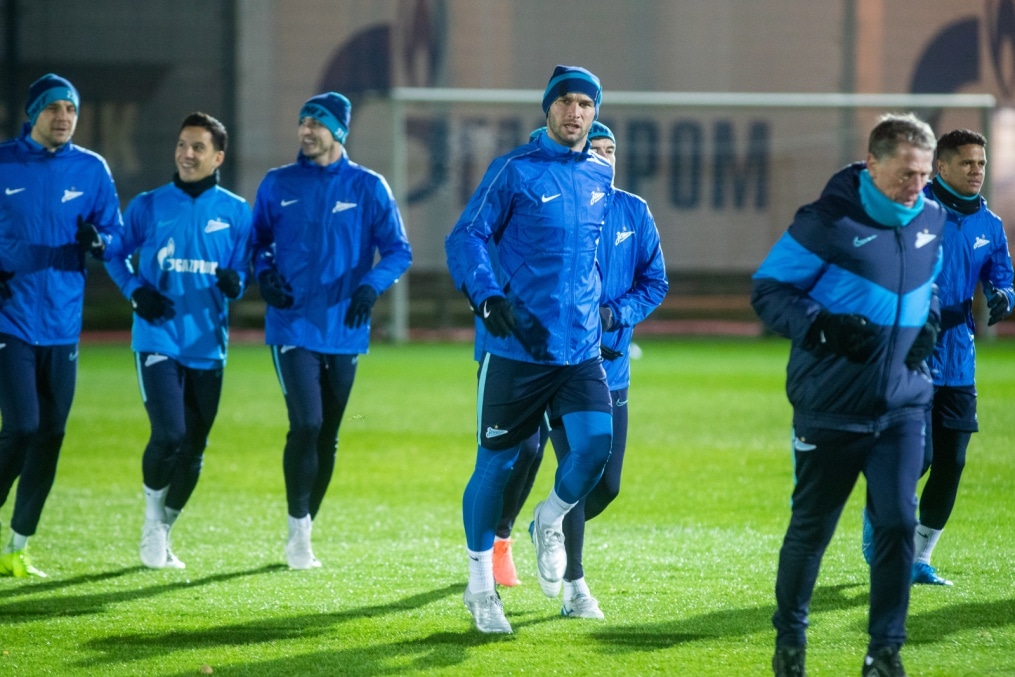 Открытая тренировка «Зенита» перед матчем Лига Чемпионов УЕФА с «РБ Лейпциг»