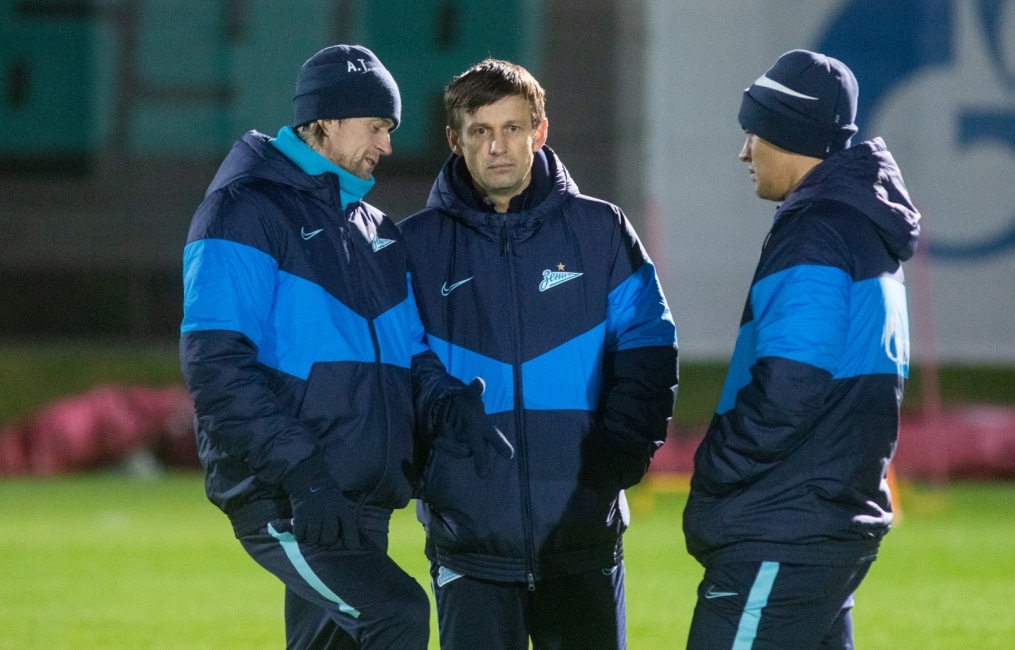 Открытая тренировка «Зенита» перед матчем Лига Чемпионов УЕФА с «РБ Лейпциг»