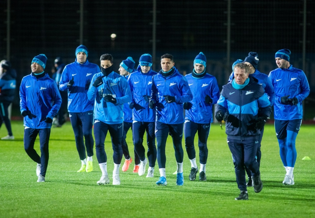 Открытая тренировка «Зенита» перед матчем Лига Чемпионов УЕФА с «РБ Лейпциг»