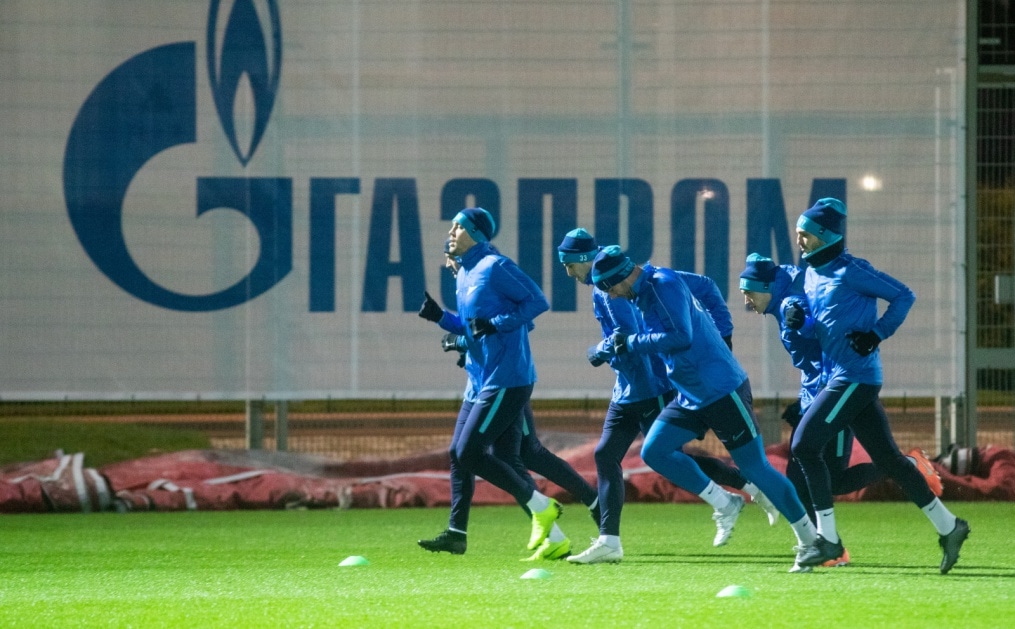 Открытая тренировка «Зенита» перед матчем Лига Чемпионов УЕФА с «РБ Лейпциг»