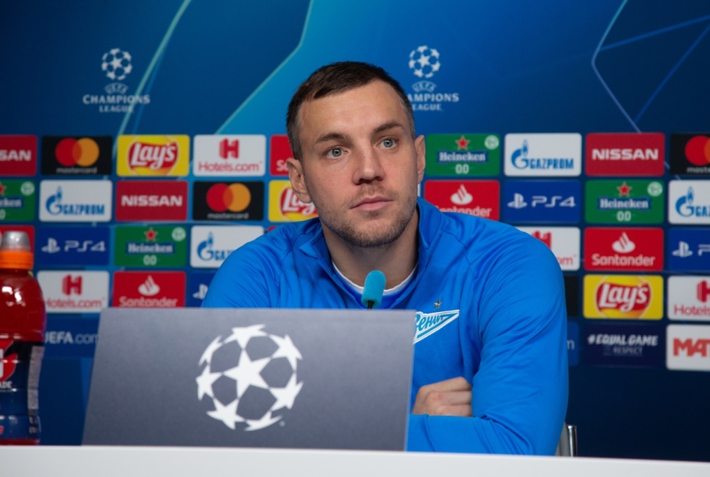 Пресс-конференция «Зенита» перед матчем Лига Чемпионов УЕФА с «РБ Лейпциг»