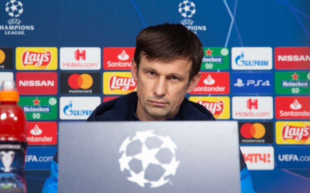 Пресс-конференция «Зенита» перед матчем Лига Чемпионов УЕФА с «РБ Лейпциг»