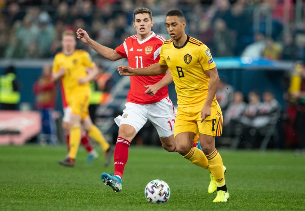 Квалификация Евро-2020, Россия — Бельгия