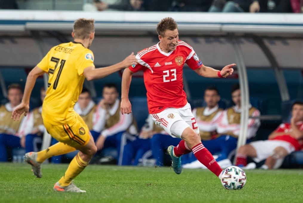 Квалификация Евро-2020, Россия — Бельгия