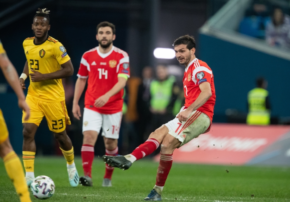 Квалификация Евро-2020, Россия — Бельгия