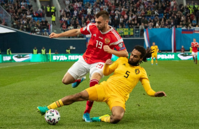 Квалификация Евро-2020, Россия — Бельгия