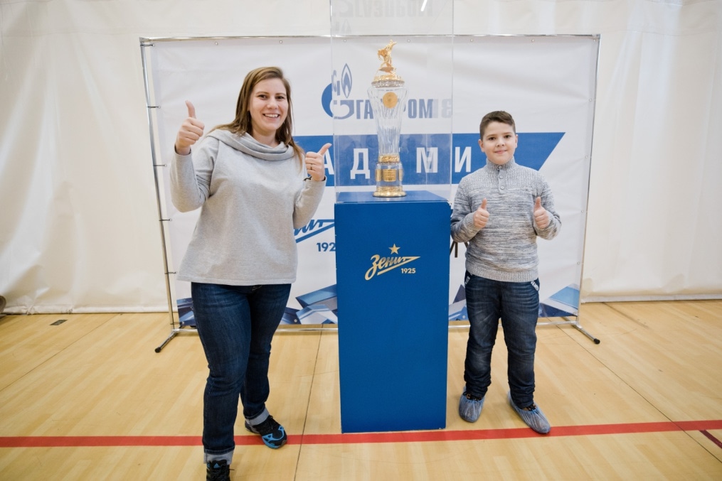 Мастер-класс от воспитанников Академии и демонстрация Кубка РПЛ в Филиале в Кировске