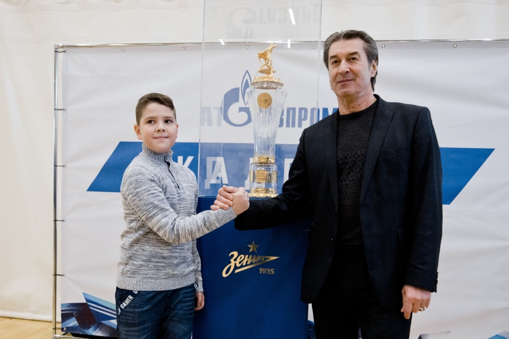 Мастер-класс от воспитанников Академии и демонстрация Кубка РПЛ в Филиале в Кировске