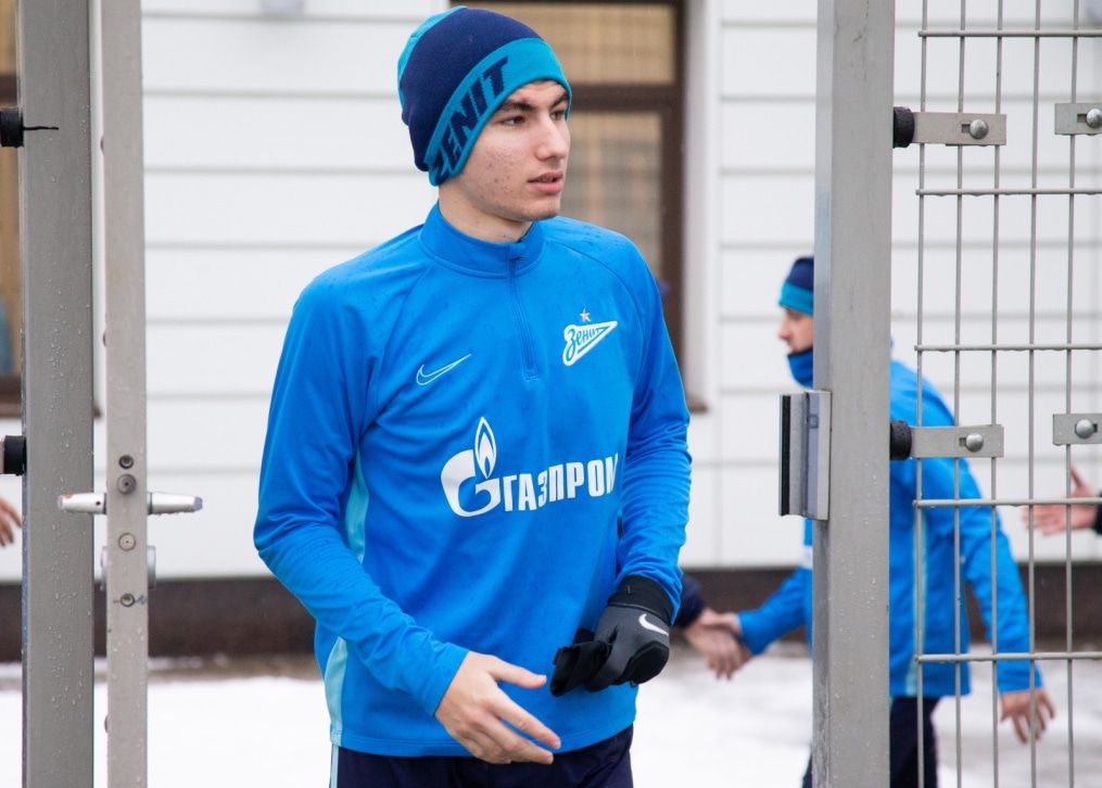 Тренировка «Зенита» перед матчем с «Динамо»