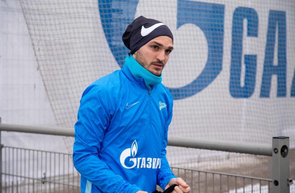 Тренировка «Зенита» перед матчем с «Динамо»