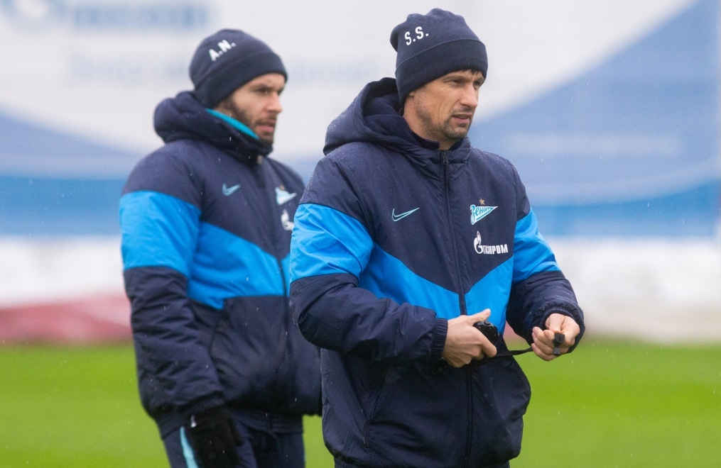 Тренировка «Зенита» перед матчем с «Динамо»