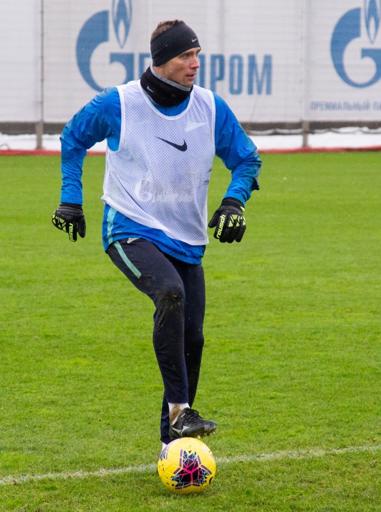 Тренировка «Зенита» перед матчем с «Динамо»